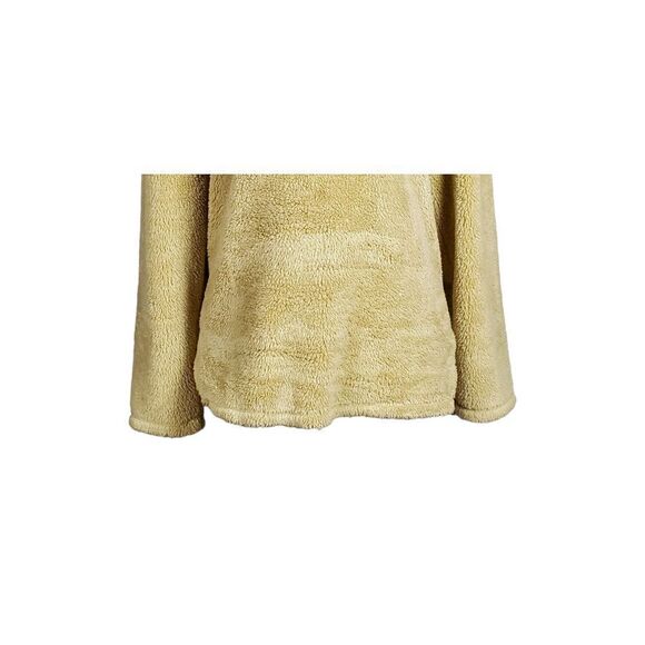 Class Club Unisex Kids Sweater Half  Zip Pullover Size 14/16 Fleece Tan Soft - Picture 4 of 8